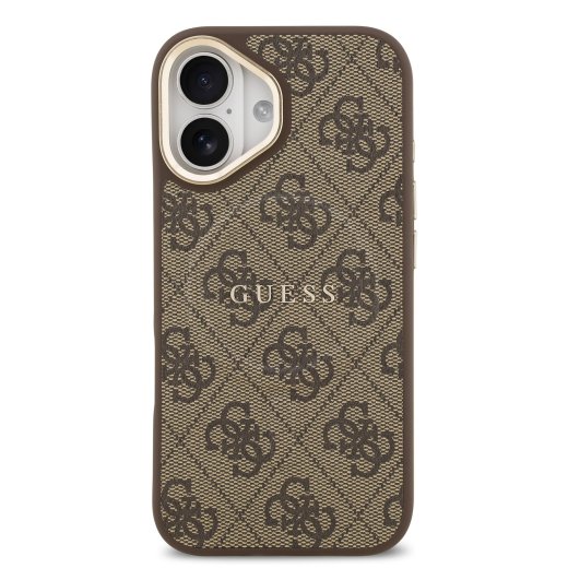 Guess PU Leather 4G Gold Frame