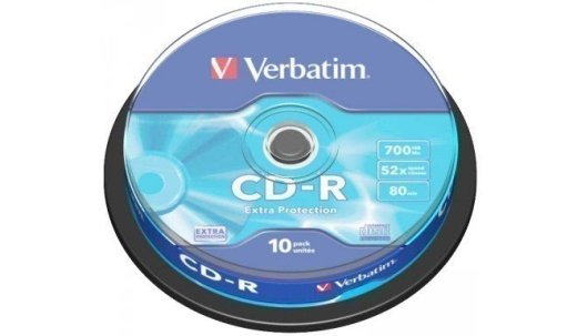 Verbatim Matricas CD-R 700MB 1x-52x Papildus