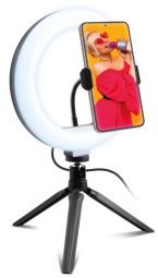 SBS Selfiju statīvs 20 cm LED
