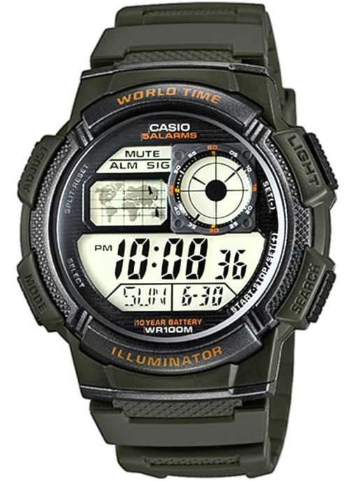 CASIO AE-1000W-3AVDF Vīriešu pulkstenis