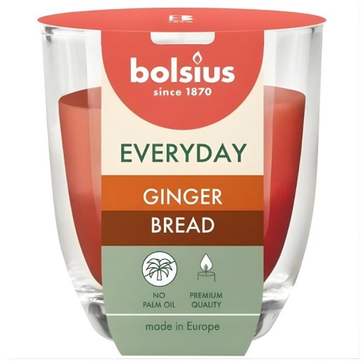 Bolsius Everyday Aromātiskā Svece 80x70mm Gingerbread