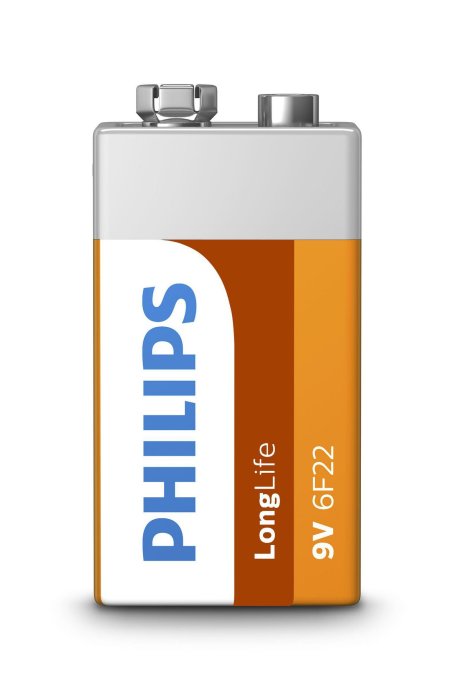 Philips LongLife 9V 1-foil w/ sticker