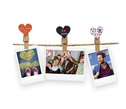 Fujifilm Instax Design Clips 10-Pack Heart
