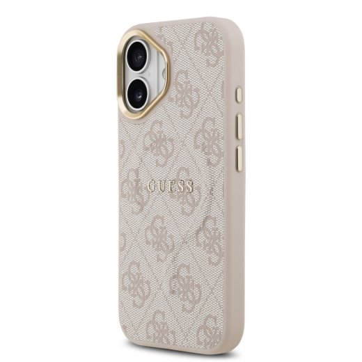 Guess PU Leather 4G Gold Frame