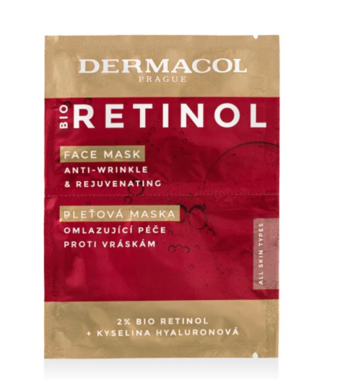 Dermacol Bio Retinol Sejas Maska 2x 8ml
