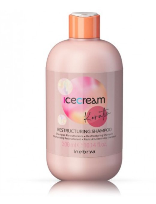 Inebrya Ice Cream Keratin Restructuring Shampoo 300 ml