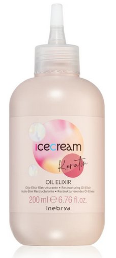 Inebrya Ice Cream Keratīna Eļļas Eliksīrs