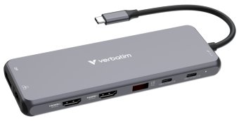 Verbatim CMH-13 Multiport Hub Dokstacija USB-C