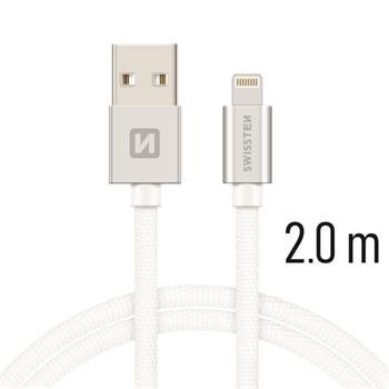 Swissten Textile Fast Charge 3A Lightning