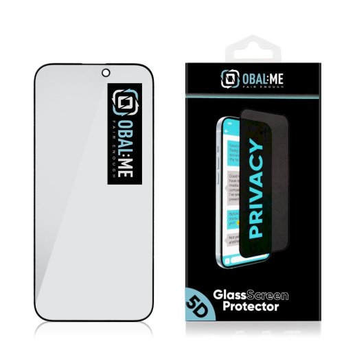 OBAL:ME Privacy 5D Glass Screen Protector