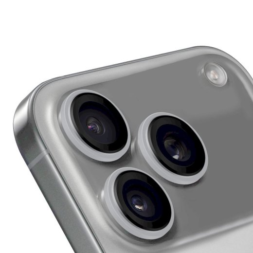 OBAL:ME Lens Protector Lēču objektīva aizsargs priekš Apple iPhone 17 Pro/17 Pro Max / sudraba