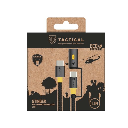 Tactical Stinger Cable USB-C/USB-C Kabelis 1