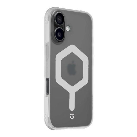 Tactical MagForce Hexagon Cover Aizsargapvalks priekš Apple iPhone 16 / balts