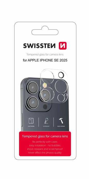 Swissten Temepered Glass for Camera Lens