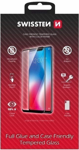 Swissten Full Face Color Frame Tempered