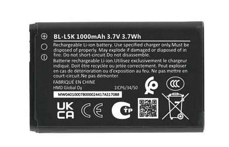 Nokia BL-L5K Akumulators 1000mAh Li-Ion (OEM)