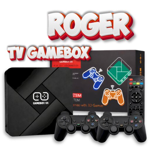 RoGer TV GameBox G5 Retro spēļu