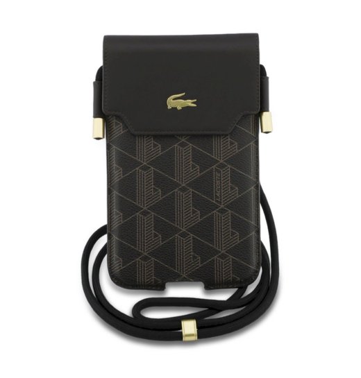 Lacoste PVC Blend Monogram Metal Logo