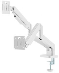 Gembird MA-DA2-06-W Stiprinājums 2 monitoriem 17"