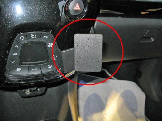 Brodit ProClip Holder Citroen C1, Peugeot