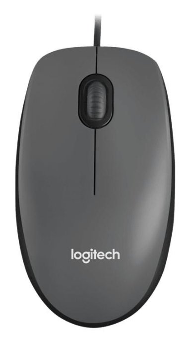 LOGITECH M90, Corded mouse, Black Mouse