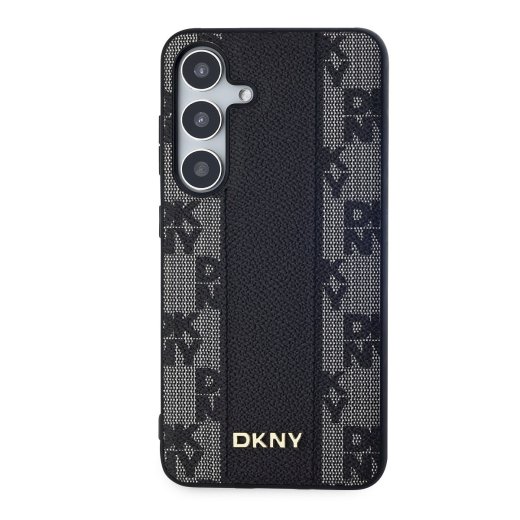 DKNY PU Leather Checkered Pattern MagSafe