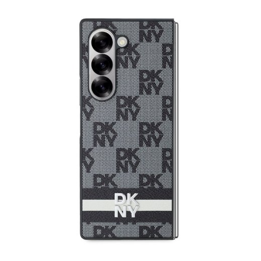 DKNY PU Leather Checkered Pattern and