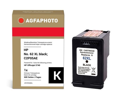 AGFAPHOTO Ink Black HP No. 62