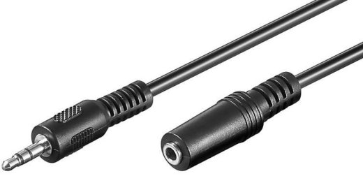 MICROCONNECT Audio Extension. Cable, 2m 3