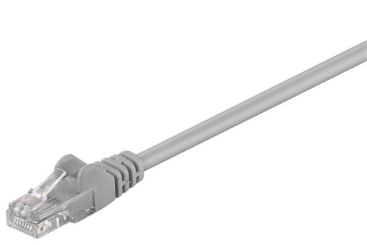 MICROCONNECT F/UTP CAT5e 0.25m Grey