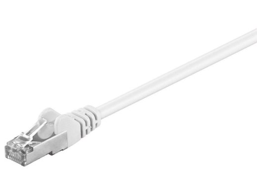 MICROCONNECT F/UTP CAT5e 0.25m White
