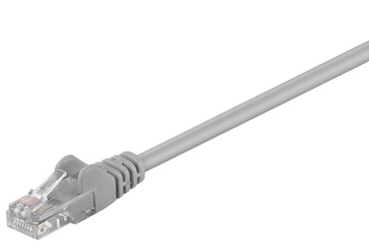MICROCONNECT U/UTP CAT5e 1M Grey PVC