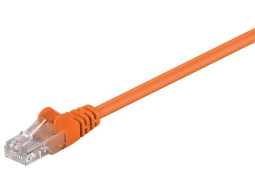MICROCONNECT U/UTP CAT5e 1M Orange PVC