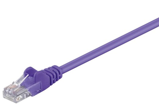 MICROCONNECT U/UTP CAT5e 1M Purple PVC