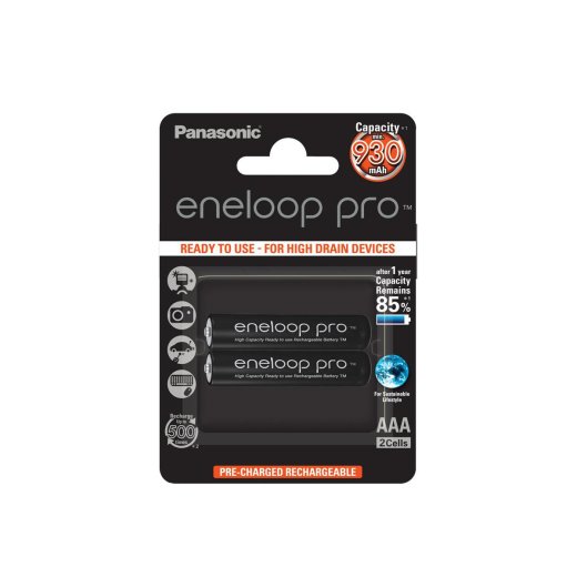 Panasonic 1x2 Eneloop Pro Micro AAA
