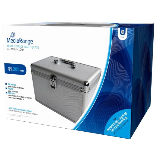 MEDIARANGE CD DJ-Case for 200 CD/DVDs