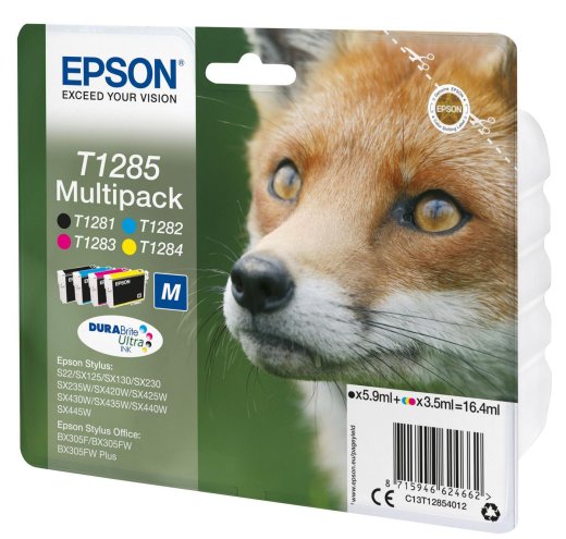 Epson T1285 ink cartridge blk and