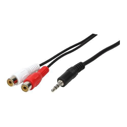 Logilink 1x3.5mm - 2xRCA, 5m