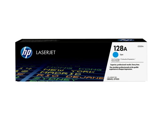 HP Cartridge-Cyan CLJ CP1525 128A Cyan