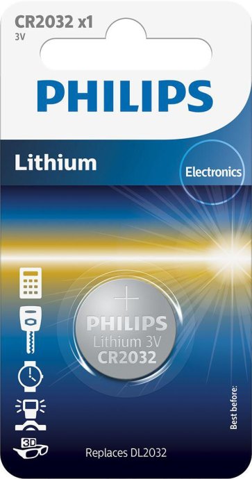Philips Lithium 3.0V coin 1-blister