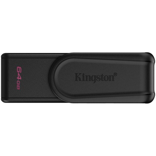 Kingston 64GB Portable USB 3.2 Gen 1 DataTraveler Exodia S (Black/Black)