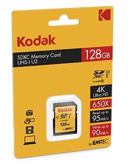 EMTEC SD Card 128GB KODAK SDHC