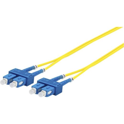 MICROCONNECT SC/UPC-SC/UPC 1m OS2 Fibre Patch