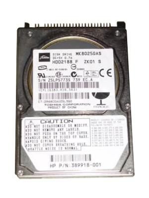 Toshiba 80GB 2.5" 9.5MM
