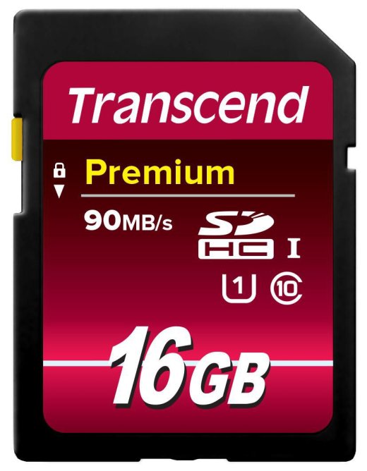 TRANSCEND SDHC UHS-I 16GB Class 10