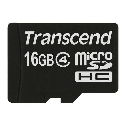 TRANSCEND MicroSD SDHC 16GB TS16GUSDC4, 16