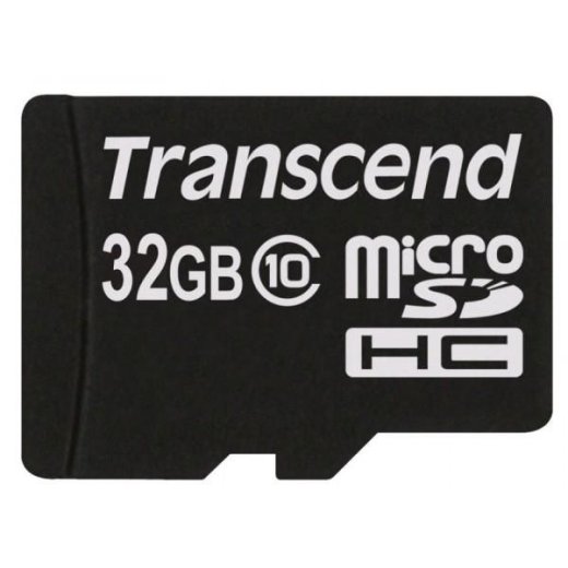 TRANSCEND MicroSDHC Card 32GB + Adap