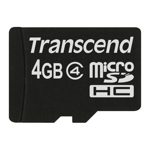 TRANSCEND MicroSD Card SDHC Class 4