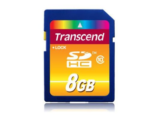 TRANSCEND SD Card SDHC 8GB Class