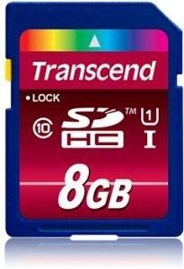 TRANSCEND SDHC UHS-I 8GB Class 10
